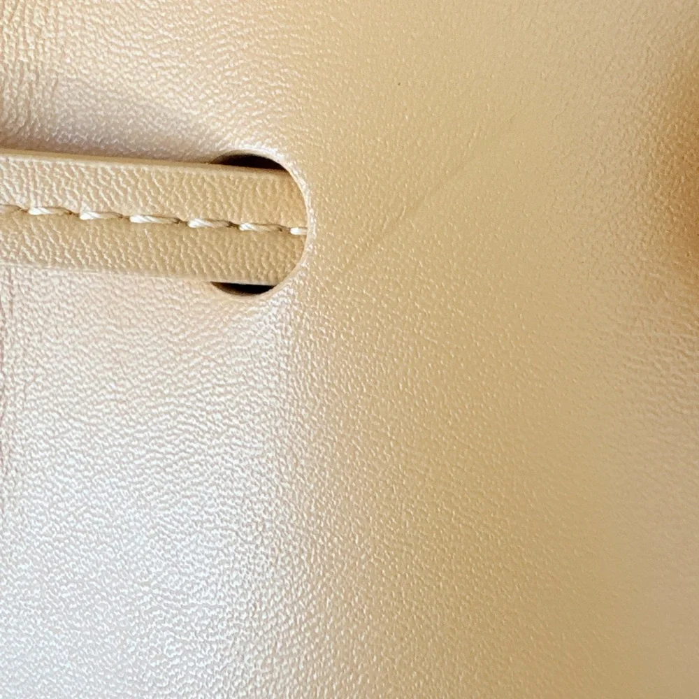 Mansur Gavriel Cammello/Rosa Leather Mini Bucket Bag - Picture 9 of 10